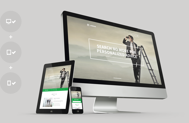 agency, financial, business, one page, corporate MODX Theme